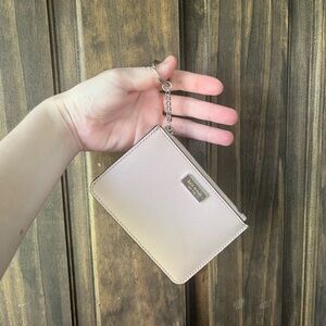Kate Spade Blush Pink Card Case with Keychain